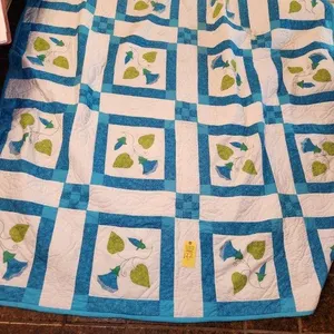 Blue & White Quilt 84"x84"