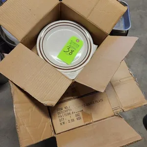 9" Round Dinner Plates - NIB 5 full boxes