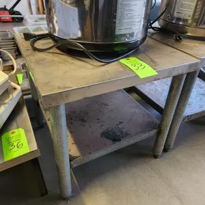Stainless Steel 2 Tier Table