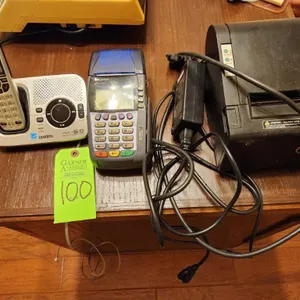 Credit Card Machine, Printer & Cordless Phone