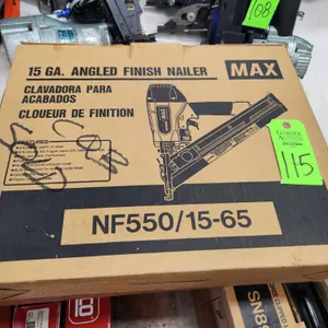 Max 15 Gauge Angled Finish Nailer Pneumatic