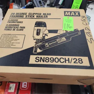 Max 28 Degree Clipped Head Framing Stick Nailer Pneumatic