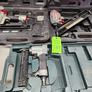 Max Air Nailer NE550-16/55, Max NF565/16A Air Nailer, Hitachi Nailer Pneumatic (3 ct.)