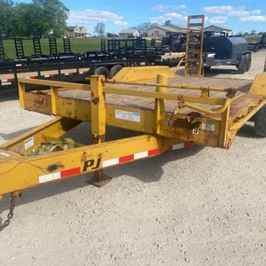 2012 PJ 16' Flatbed Trailer (Has WI Title) (Helenville, WI)