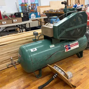 CHAMPION HR5-8 HORIZONTAL AIR COMPRESSOR 230V/1PH **COMPRESSOR HEAD HAS BEEN PROFESSIONALLY REBUILT AND HAS NOT BEEN USED**