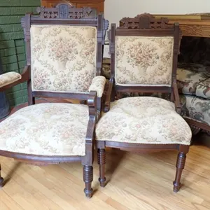 Victorian Eastlake Style Parlor Chairs