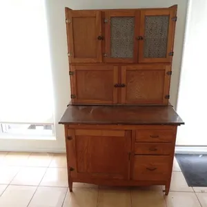 Oak Hoosier Cabinet