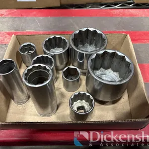IMPACT DRIVE SOCKETS - QTY (9)