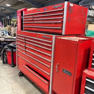 SNAP-ON 24 DRAWER ROLLING TOOL CHEST W/ TOP CABINETS AND 2 SIDE