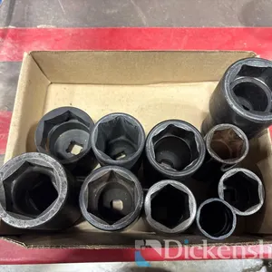PNEUMATIC IMPACT DRIVE SOCKETS - QTY (10)
