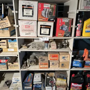 Shelf w/ Alternators, Starters, Regulators & Other Parts
 UNRESERVED