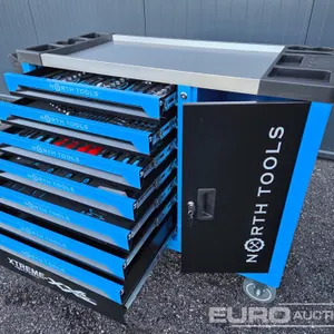 Unused NORTH-TOOLS XTREME-XXL 7 Drawer Tool Cabinet, Professional Tools 