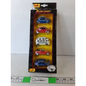 (5) Maisto Die Cast Volkswagen Style Model Vehicles- Sealed