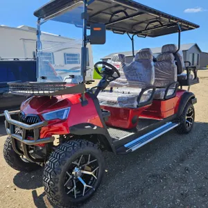 SDLANCH 2026 Electric 6-Seater Golf Cart (Red) : SDLC100