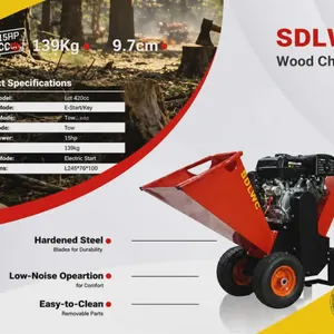 SDLANCH Wood Chipper : SDLWC : 15hp : Electric Start