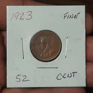 1923 King George One Cent.