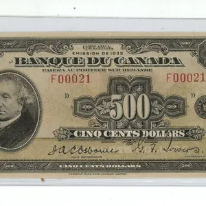1935 Reproduction 500 Dollar Bill.