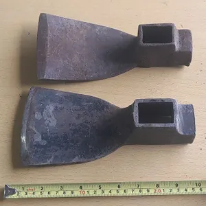 (2) Vintage railroad adze head. (No Handle)