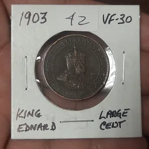 1903 King Edward Large Cent.