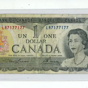 1973 Two Number Repeater One Dollar.