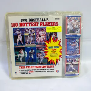 SEALED 90-91 BASEBALLS 100 HOTTEST PLAYERS SCORE