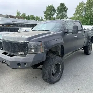 2007 CHEVROLET SILVERADO K2500, 4DR CREW CAB PU, BLACK, VIN 1GCHK23647F526101,