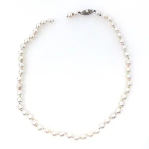 PEARL STRAND W/ 14KT FISH HOOK CLASP $360.00
