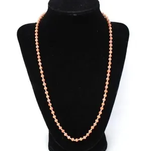 CORAL BEAD NECKLACE W/ 14KT CLASP $1850