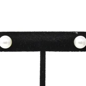 14KT WHITE GOLD & PEARL EARRINGS $1700