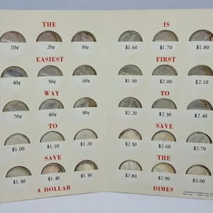 Canada Permanent Trust 1967 Dime Book Containing