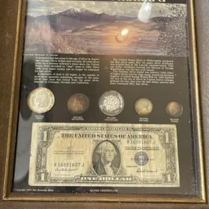 Framed Coin Set