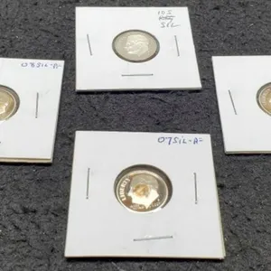 (4) Silver Proof Dimes: