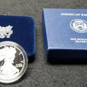 2011 Proof Silver Eagle w/ Case & COA