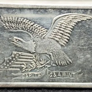 1 Troy Oz. Silver Bar Eagle Capital G&A Mint