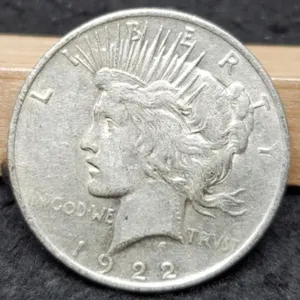 1922 Peace Dollar AU