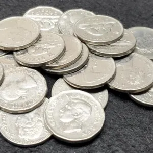 Lot w/ 20 Mixed Date Canada Nickels, No Silver