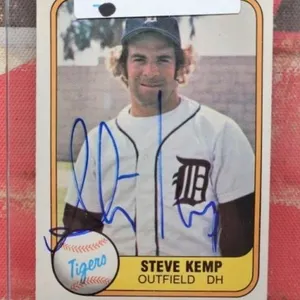 1981 FLEER STEVE KEMP AUTO  #459