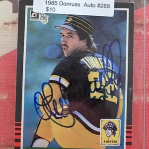 1985 DONRUSS LEE TUNNELL AUTO #288