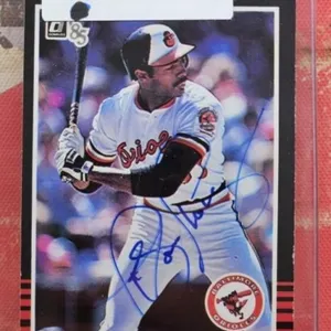 1985 DONRUSS JOHN SHELBY AUTO # 472