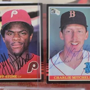 1985 DONRUSS STONE/MITCHELL AUTO'S