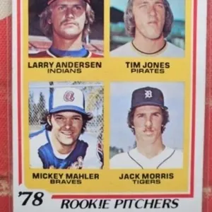1978 TOPPS ROOKIE PITCHERS JACK MORRIS