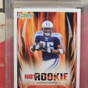 2008 SCORE HOT RC LENDALE WHITE MINT 10