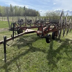 H&S Bi Fold 8 Wheel Hay Rake