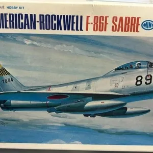 Sealed Hasegawa Model Kit Rockwell Sabre 1/72