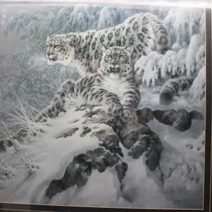 Larry Fenning Large Print Snow Leopards