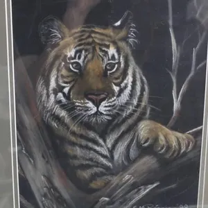 E.M. Regnier Original Pastel Bengal Tiger 1999