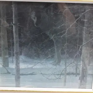 Robert Bateman Print Midnight Black Wolf