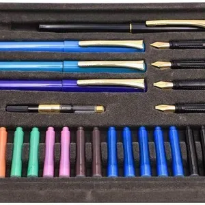 MISSING $35 (33 Pcs) Calligraphy Ink and Pen Set