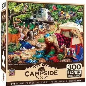 New MasterPieces Inc Campsite Trouble 300 Piece...