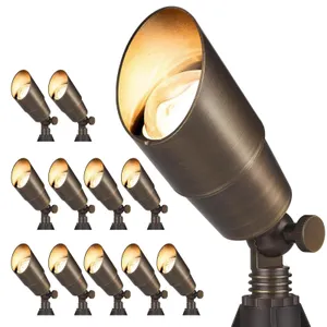 Gardencoin Bronze Landscape Spotlights 12 Pack